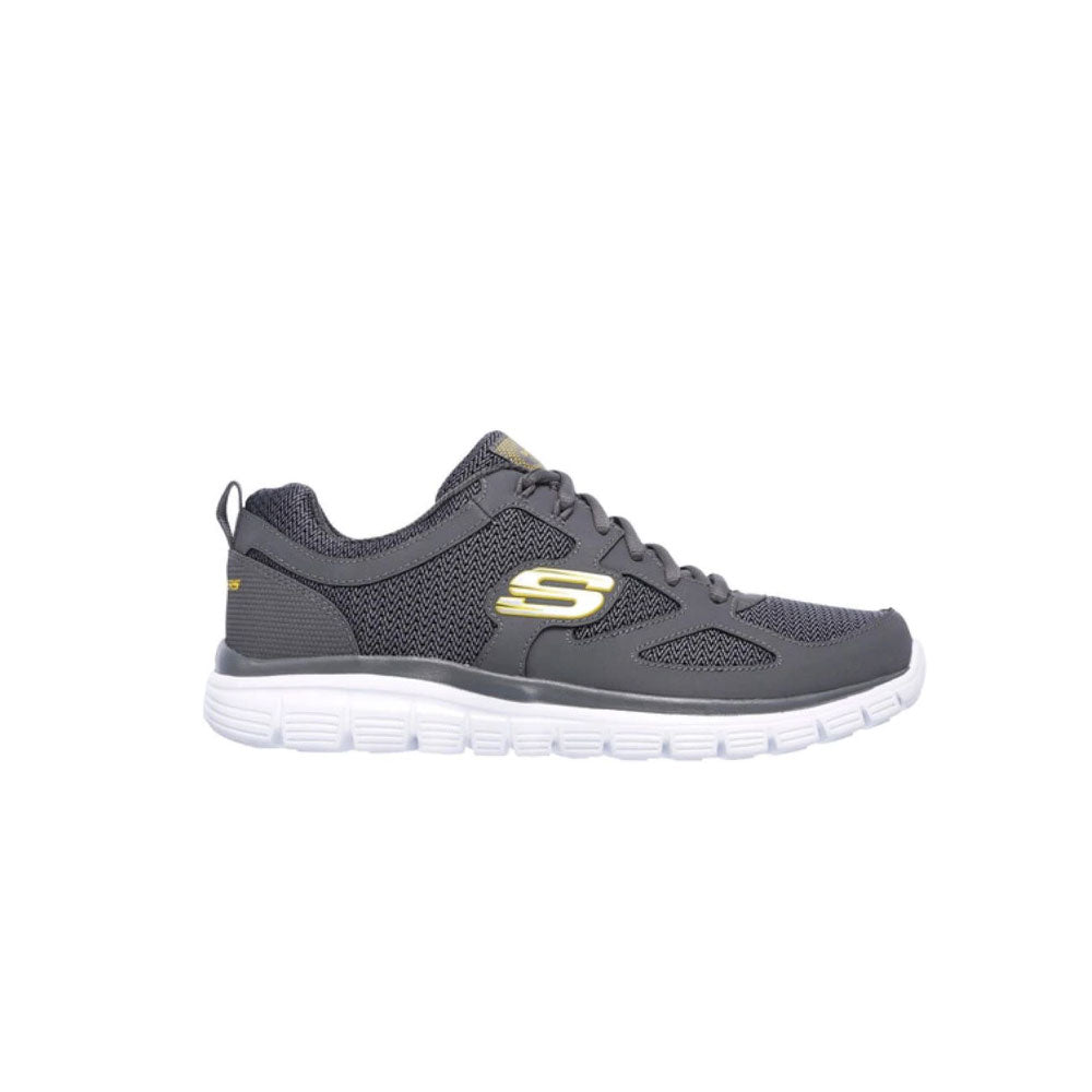 Tenis Hombre Skechers Burns Agoura - Gris-Blanco