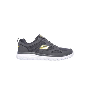 Tenis Hombre Skechers Burns Agoura - Gris-Blanco