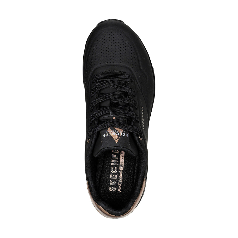 Tenis Mujer Skechers Uno Golden Air - Negro
