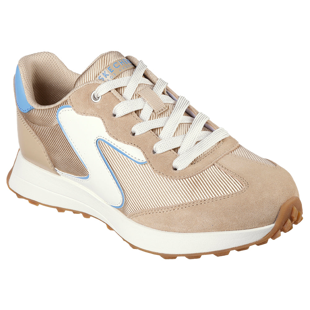 Tenis Mujer Skechers Gusto Zesty - Beige-Azul