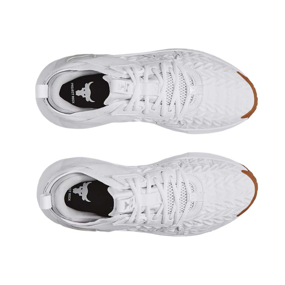 Tenis Under Armour para Hombre Project Rock 6 Blanco