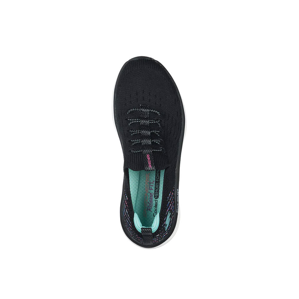 Tenis Mujer Skechers Dlux Walker Star Stuner - Negro