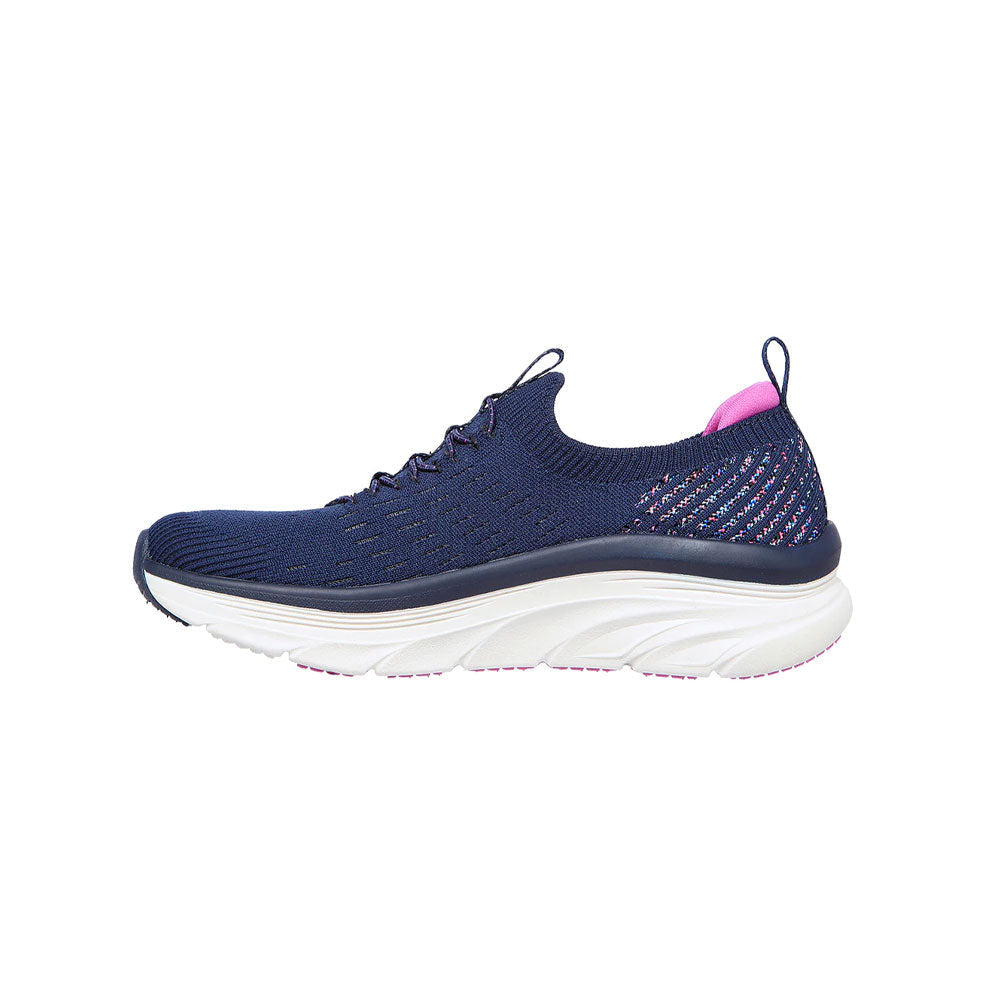 Tenis Mujer Skechers D'Lux Walker - Star Stunner - Azul-Blanco