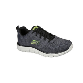 Tenis Hombre Skechers Track Front Runner - Gris-Blanco