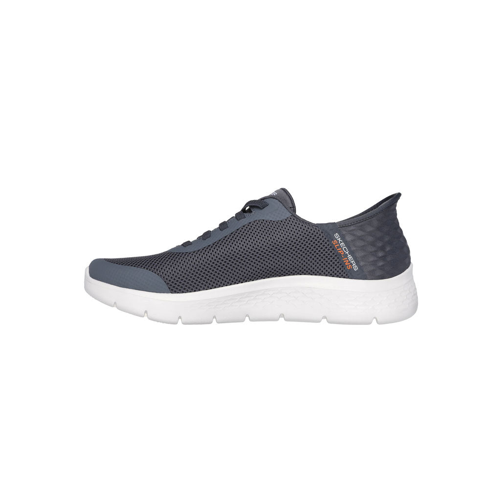 Tenis Hombre Skechers Slip Ins Go Walk Flex - Gris-Blanco