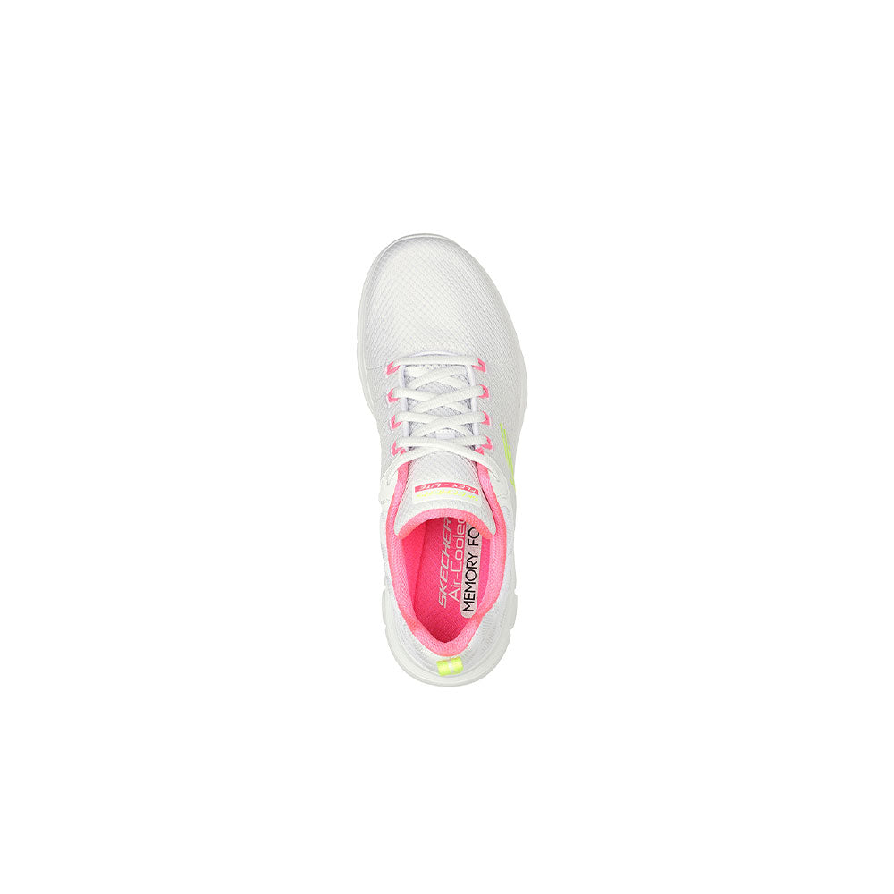 Tenis Mujer Skechers Flex Appeal 4.0 - Blanco-Rosado