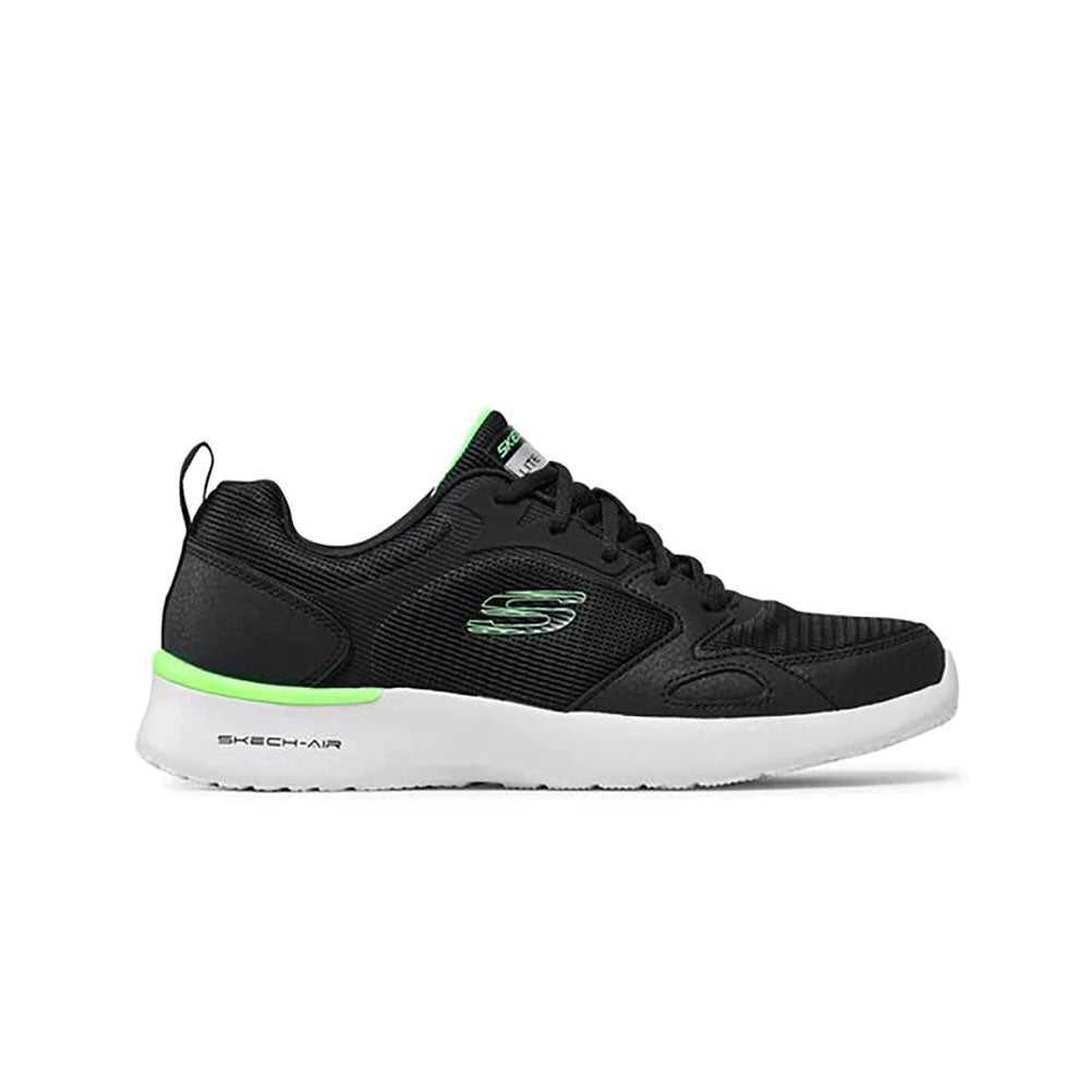 Tenis Hombre Skechers Air Dynamight - Negro-Verde