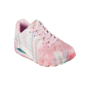 Tenis Mujer Skechers Uno Like Water - Rosado