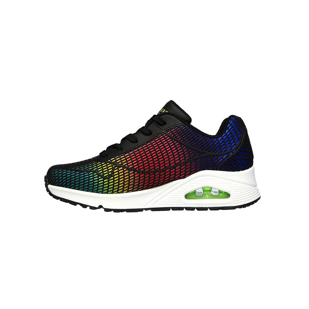Tenis Mujer Skechers Uno Eye  Catching - Negro-Multicolor