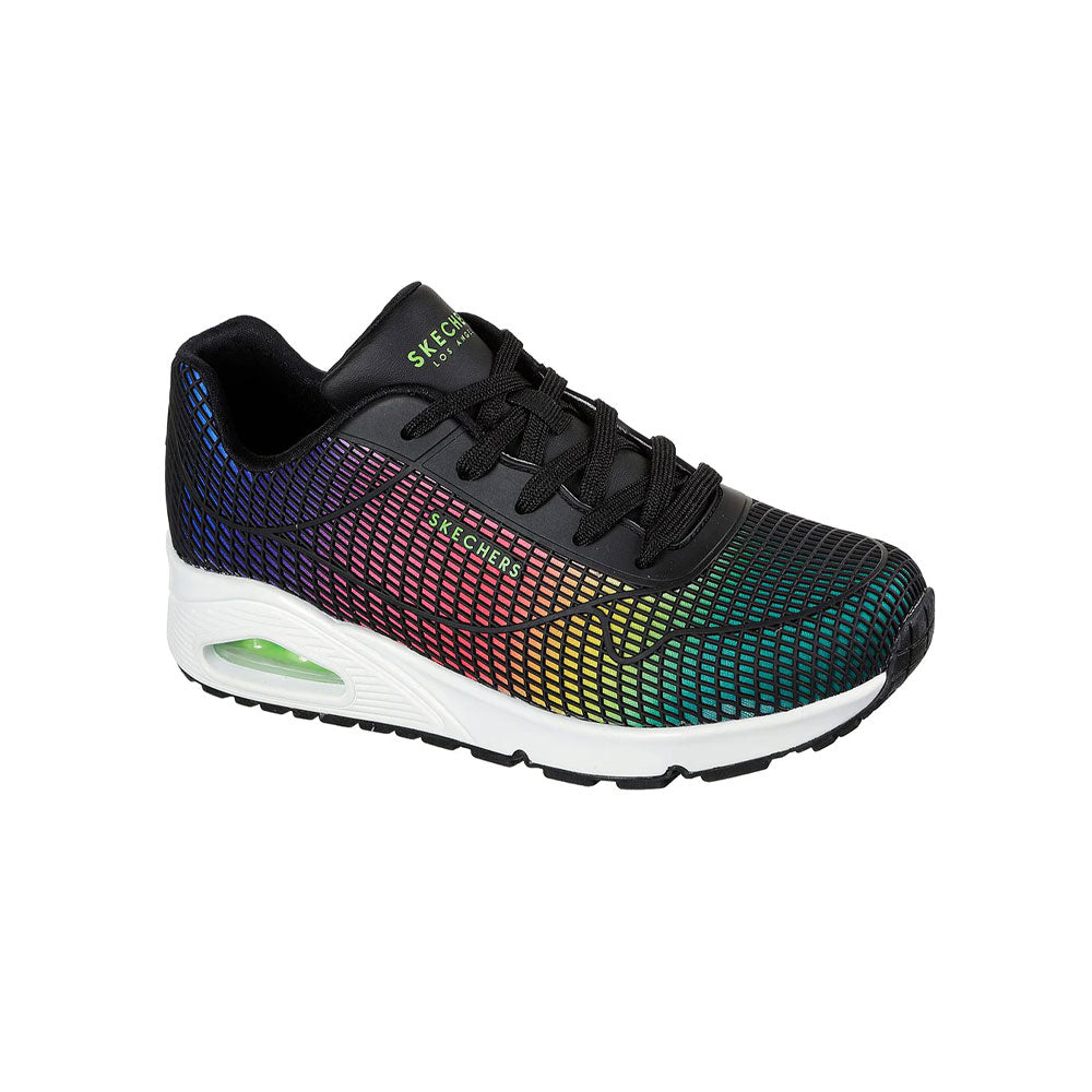 Tenis Mujer Skechers Uno Eye  Catching - Negro-Multicolor