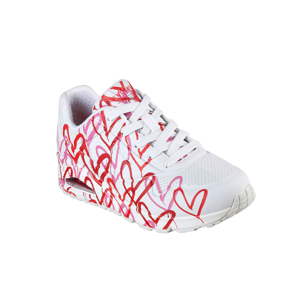 Tenis Mujer Skechers Jgoldcrown Uno - Blanco