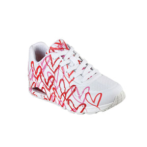 Tenis Mujer Skechers Jgoldcrown Uno - Blanco