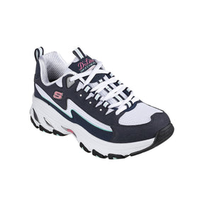 Tenis Mujer Skechers Arch Fit Dlites - Negro - Blanco