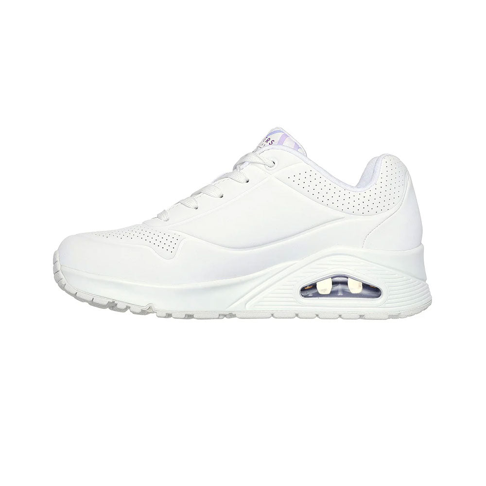 Tenis Mujer Skechers Uno Spread The Love - Blanco
