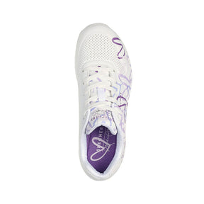 Tenis Mujer Skechers Uno Spread The Love - Blanco