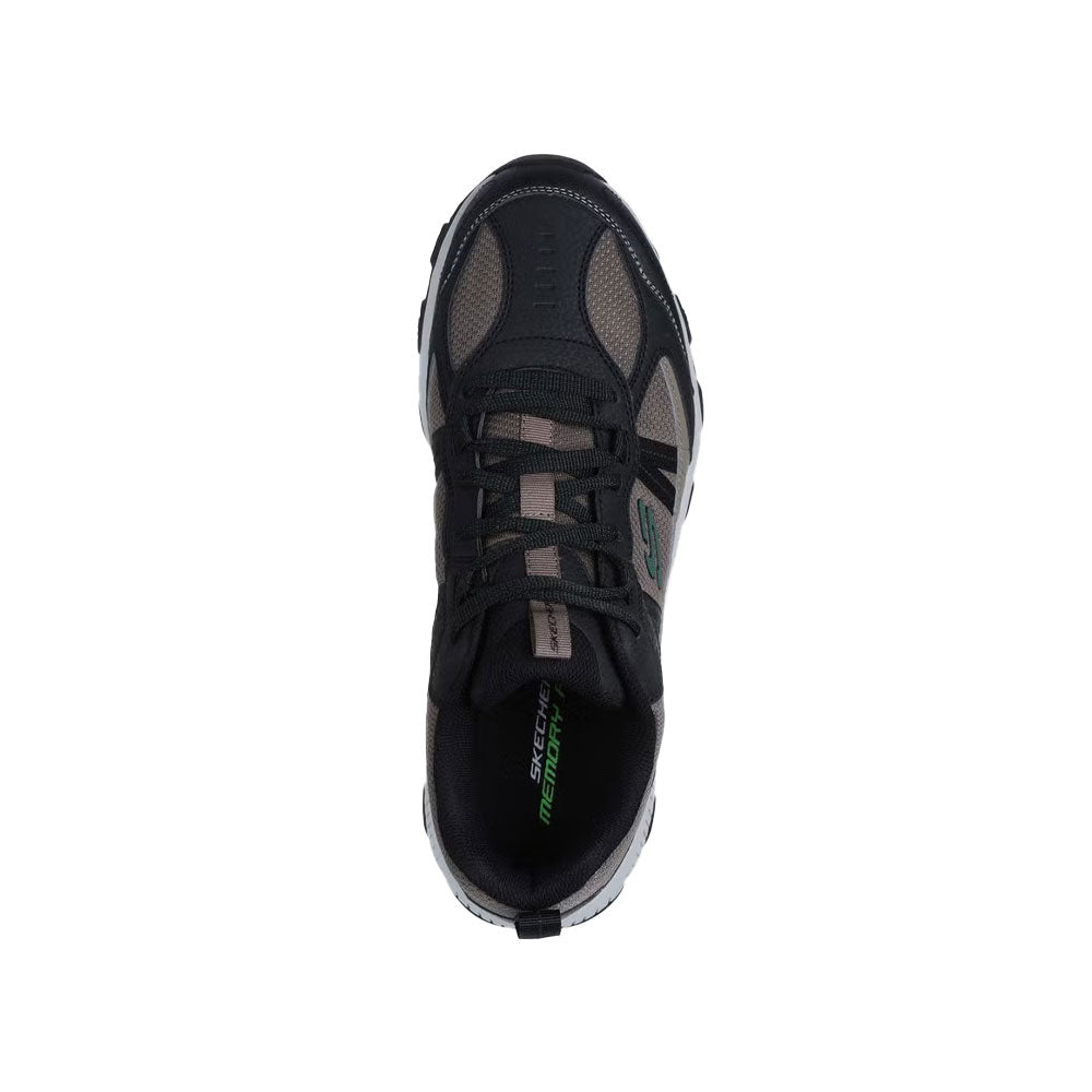 Tenis Hombre Skechers Stamina Negro-Verde