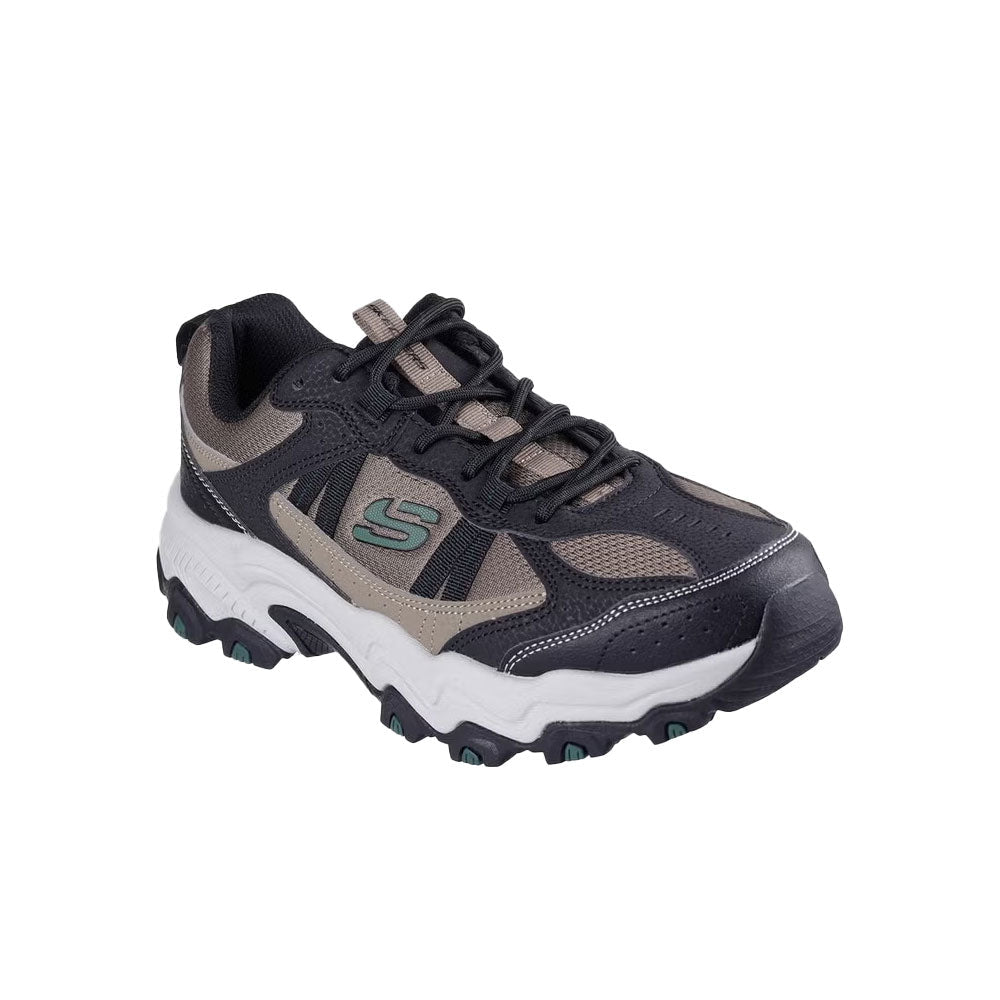 Tenis Hombre Skechers Stamina Negro-Verde