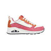 Tenis Mujer Skechers Uno Much Fun - Rosado-Naranja