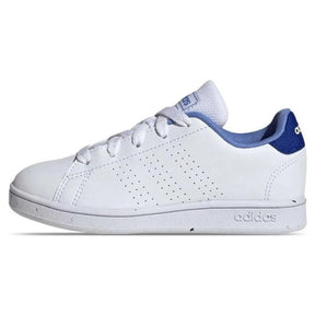 Tenis Adidas Niño Advantage K Blanco Azul