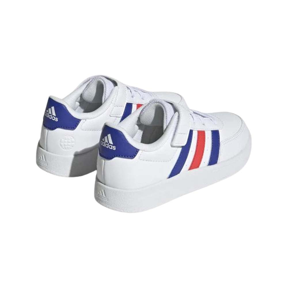 Calzado Adidas Niño Breaknet 2 El K Blanco Azul Rojo-