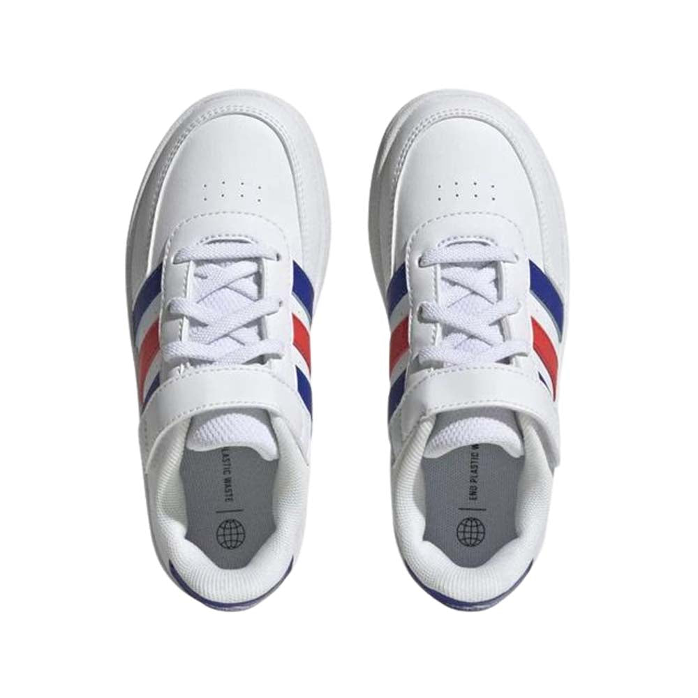 Calzado Adidas Niño Breaknet 2 El K Blanco Azul Rojo-