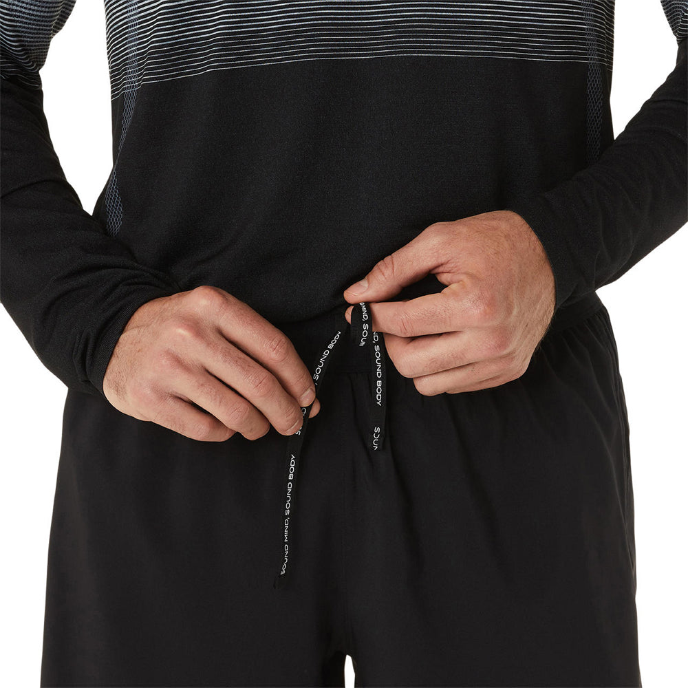 Short Asics para Hombre Road 2 in 1 5 pulgadas Negro