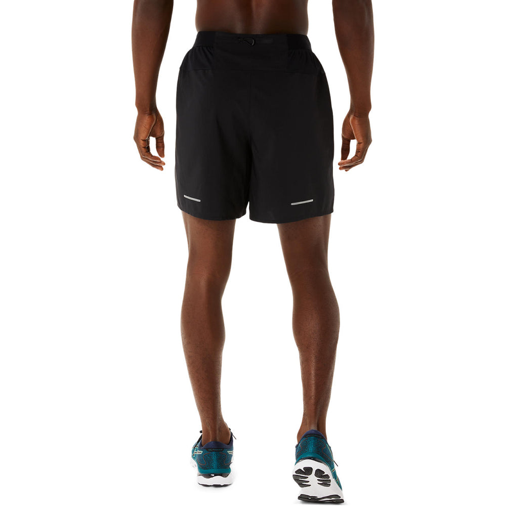 Short Asics para Hombre Road 2 in 1 7 pulgadas Negro