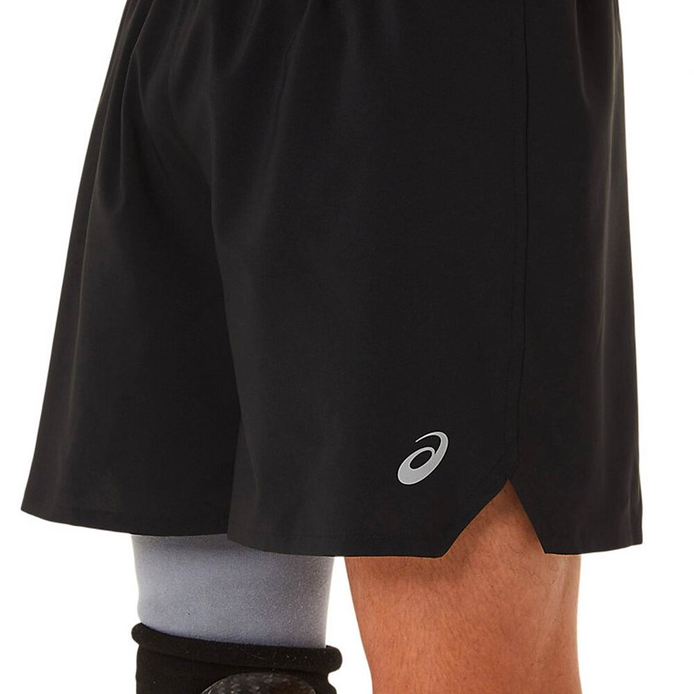 Short Largo Asics para Hombre Road 7in Short Negro