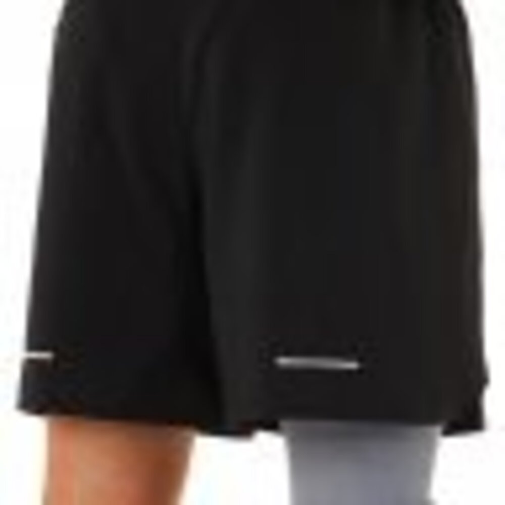 Short Largo Asics para Hombre Road 7in Short Negro