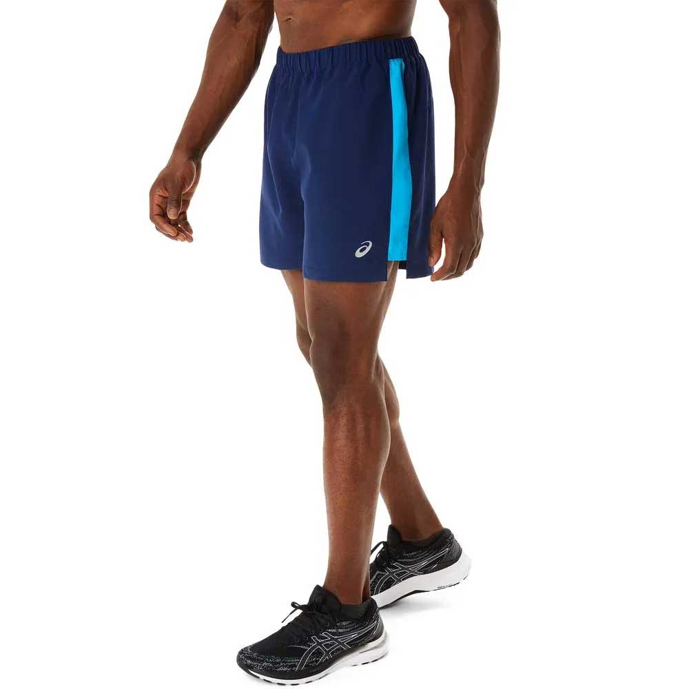 Short Corto Asics para Hombre Ready Set 5in Short Azul