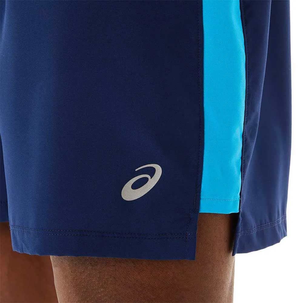 Short Corto Asics para Hombre Ready Set 5in Short Azul