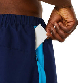 Short Corto Asics para Hombre Ready Set 5in Short Azul