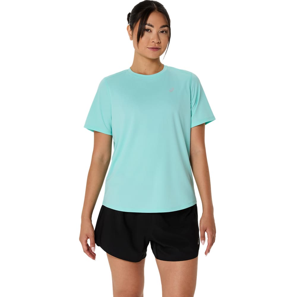 Playera Manga Corta Asics para Mujer Silver SS Top Verde