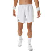 Short Largo Asics para Hombre Court 7in Blanco