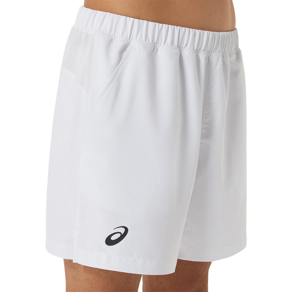 Short Largo Asics para Hombre Court 7in Blanco