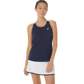 Playera Sin Mangas Asics para Mujer Court Tank Azul