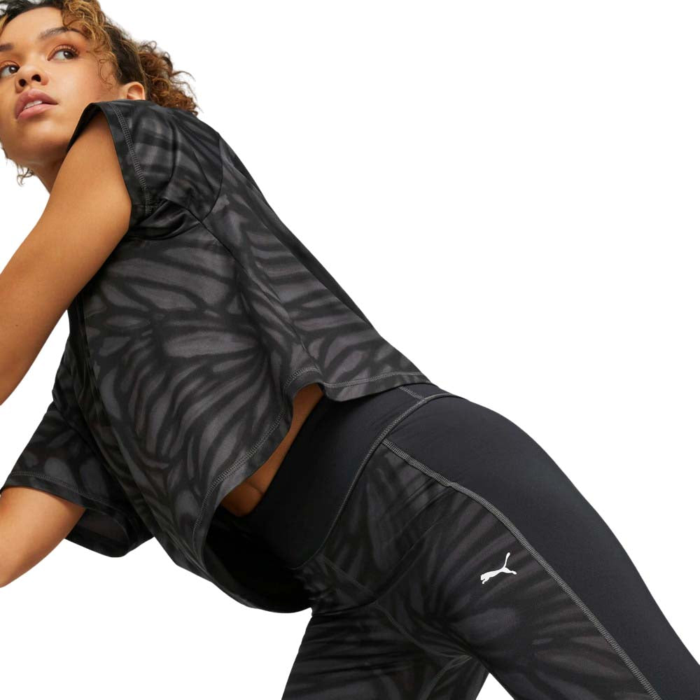 Legging Largo Puma para Mujer Train Favorite AOP High Waist 7/8 Tight Negro