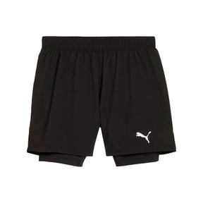 Short 2 en 1 Puma para Hombre Run Velocity Ultraweave 2 in 1 Short Negro