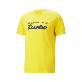 Playera Manga Corta Puma para Hombre Porsche Logo Tee Amarillo