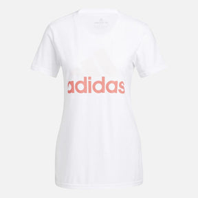 Playera Adidas Mujeres W Basic Bos Tee Blanco