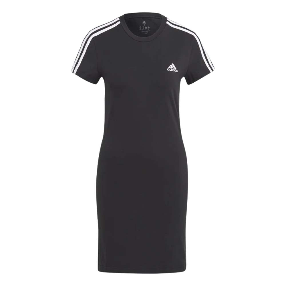 Vestido Adidas Mujer W 3S Fit T Dr Ic8785 Negro