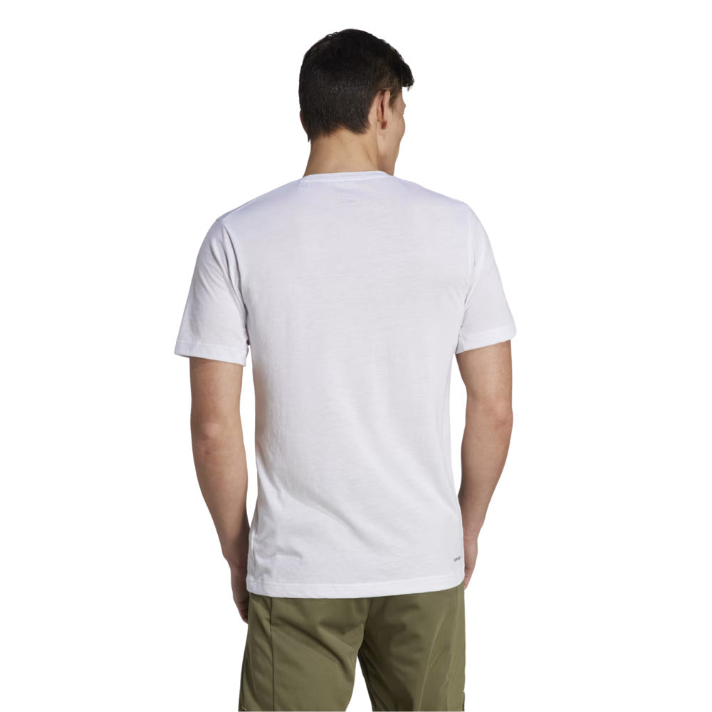 Playera Adidas Hombre Tr-Es+ Tee Ij9603 Blanco