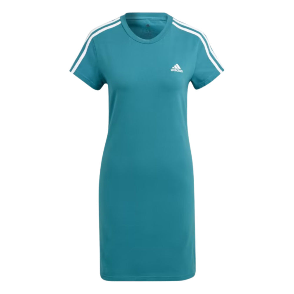 Vestido Adidas Mujer W 3S Fit T Dr Il3382 Aqua