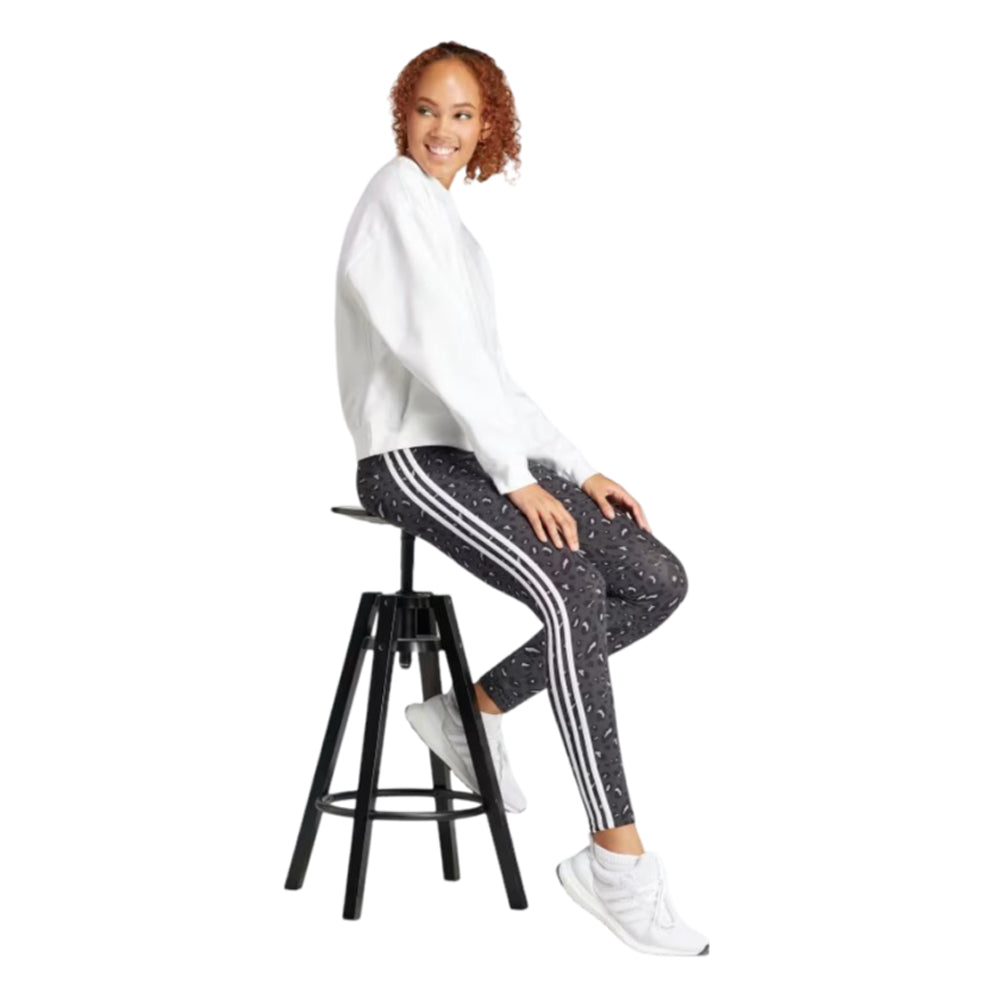 Leggings Adidas Mujer Anml 3S Leg In9933 Negro Blanco