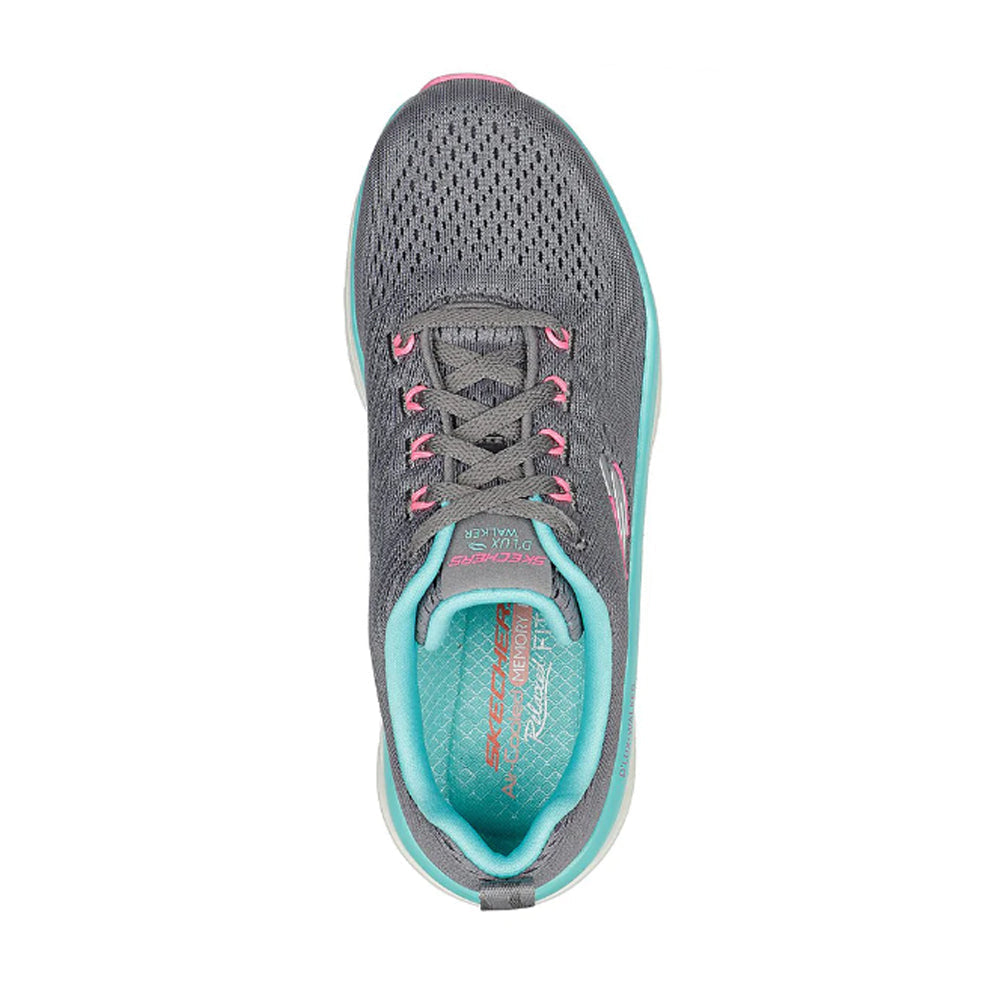 Tenis Mujer Skechers Dlux Walked Fresh Finesse - Gris