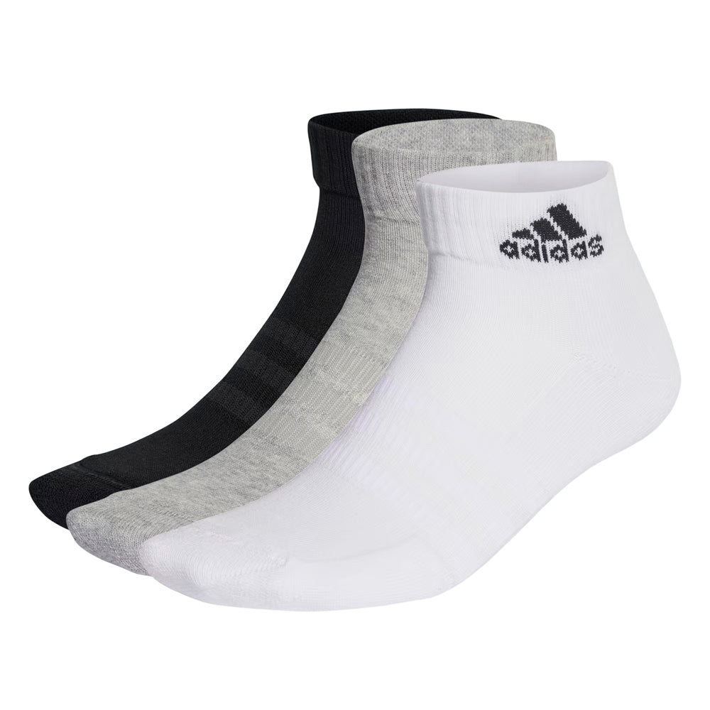 Calcetines Adidas Unisex C Spw Ank 3P IC1281 Negro Blanco Gris