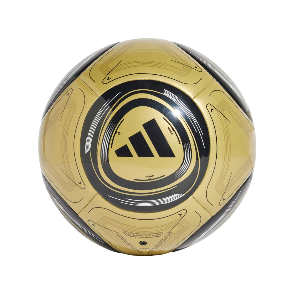 Balon Adidas Unisex Messi Clb IX4070 Dorado Negro