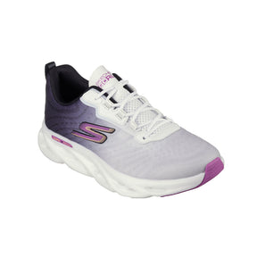 Tenis Mujer Skechers Go Run Swirl tech Speed - Blanco-Negro
