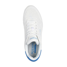 Tenis Hombre Skechers Uno Suited On Air - Blanco-Azul