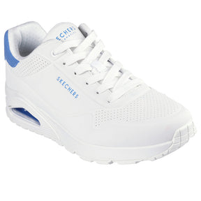 Tenis Hombre Skechers Uno Suited On Air - Blanco-Azul